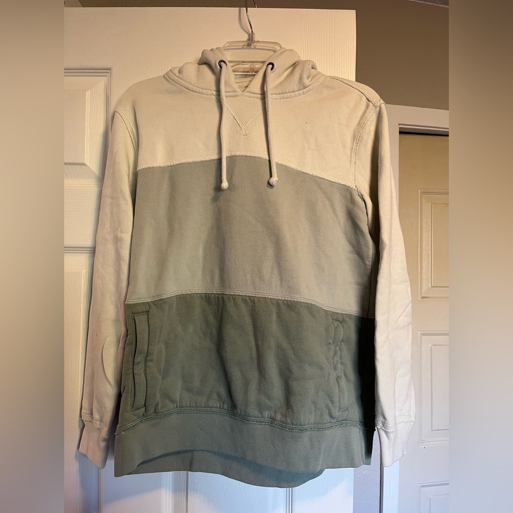 Abercrombie & Fitch Hooded sweatshirt XS striped green